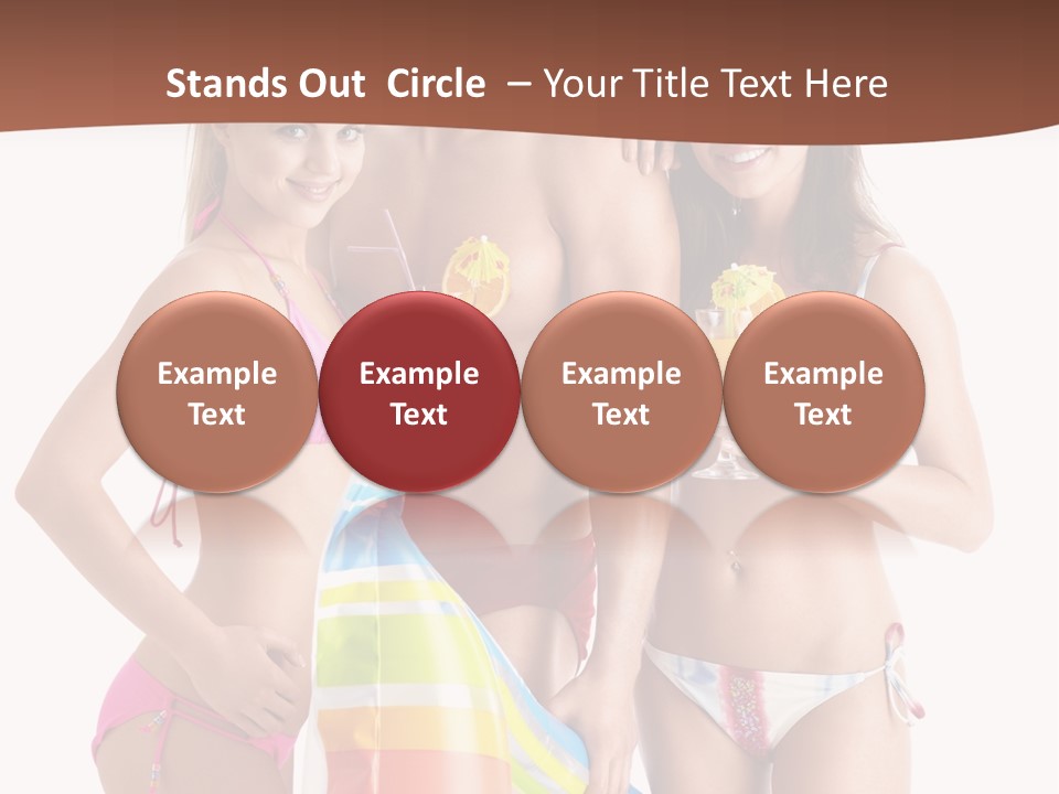 S Cute Sunglasses PowerPoint Template