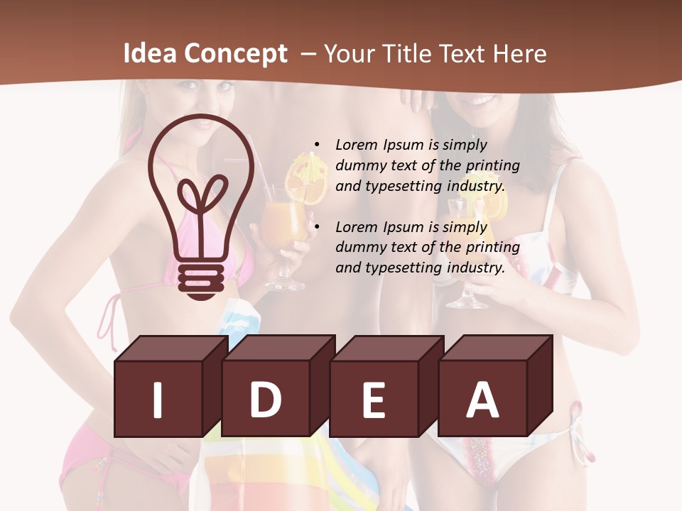 S Cute Sunglasses PowerPoint Template