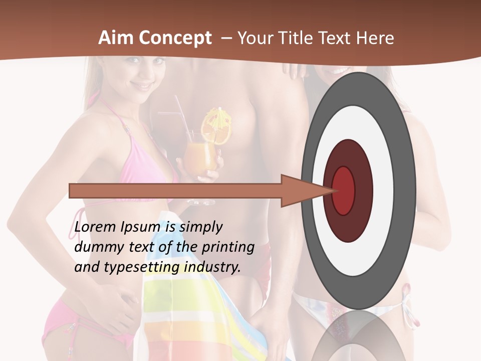 S Cute Sunglasses PowerPoint Template