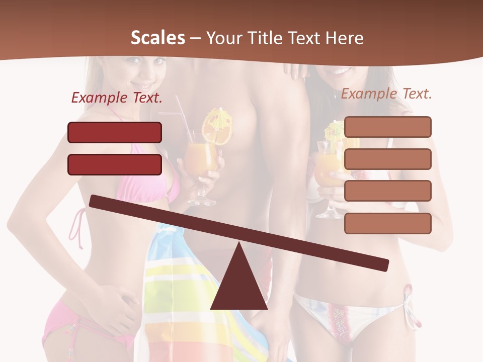 S Cute Sunglasses PowerPoint Template