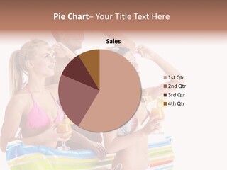 Mattress Summer Tan PowerPoint Template