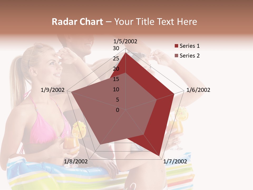 Mattress Summer Tan PowerPoint Template