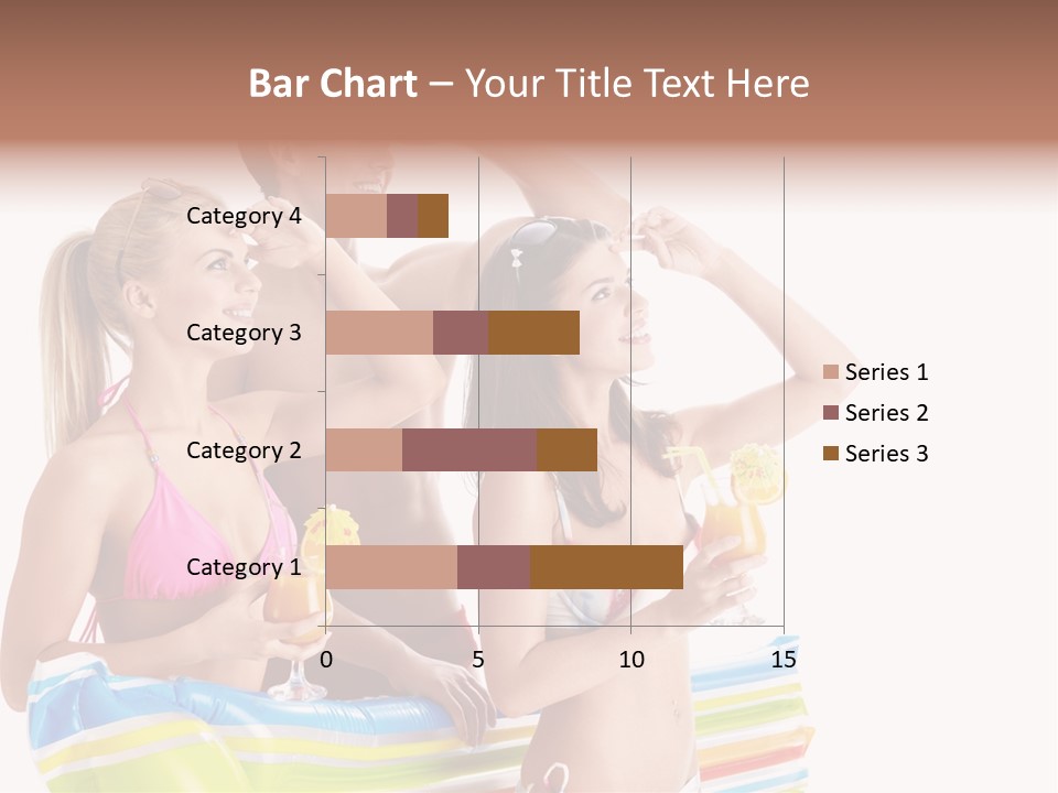 Mattress Summer Tan PowerPoint Template