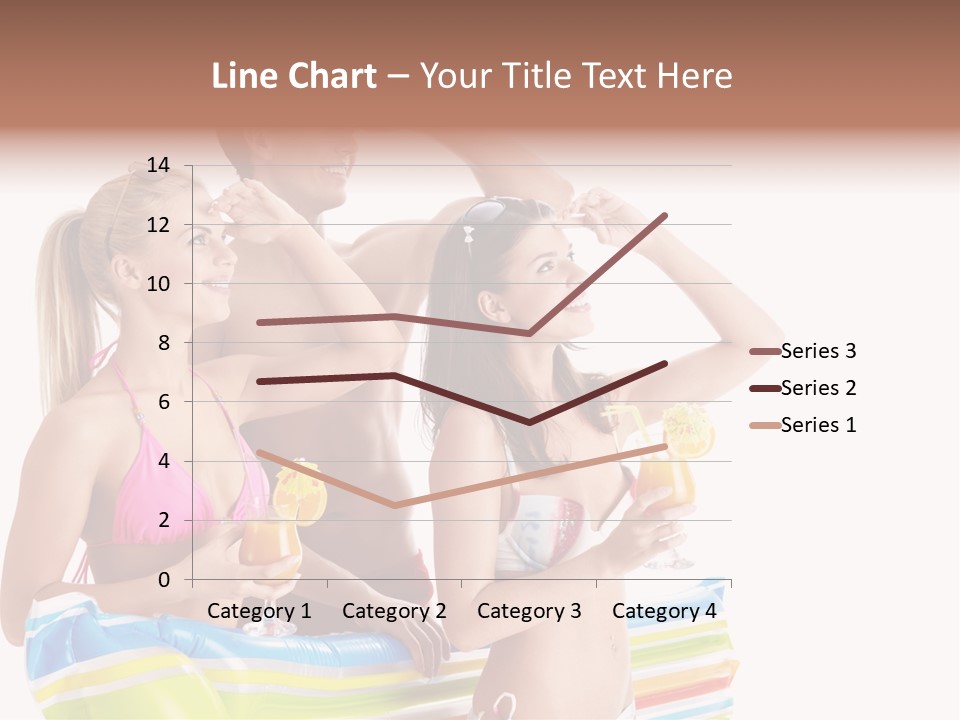 Mattress Summer Tan PowerPoint Template