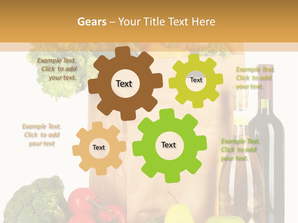 Bread Milk Red PowerPoint Template