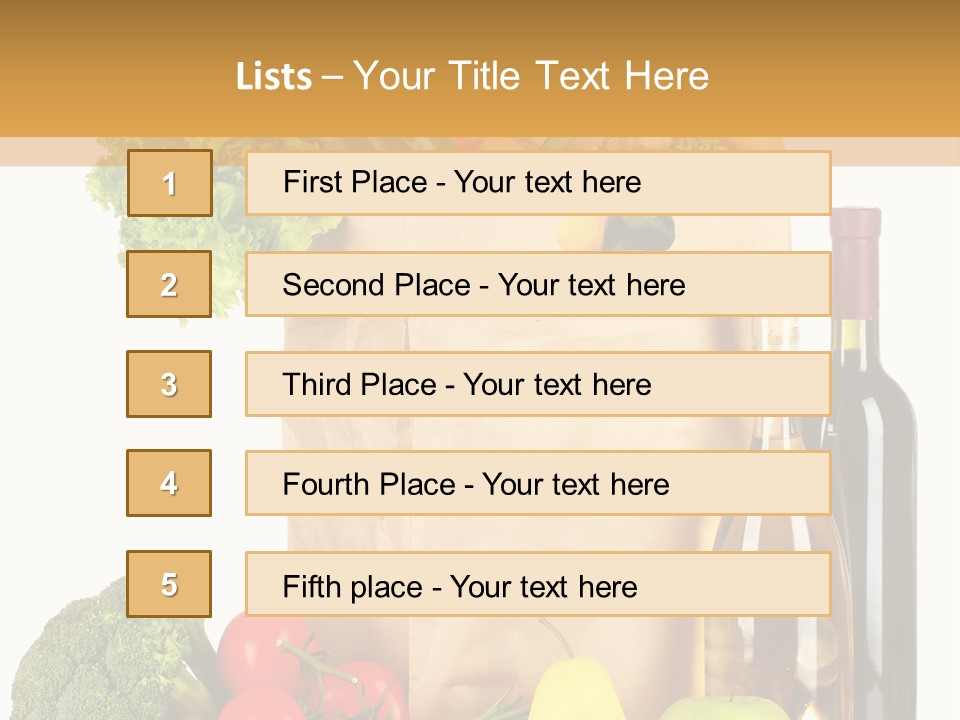 Bread Milk Red PowerPoint Template