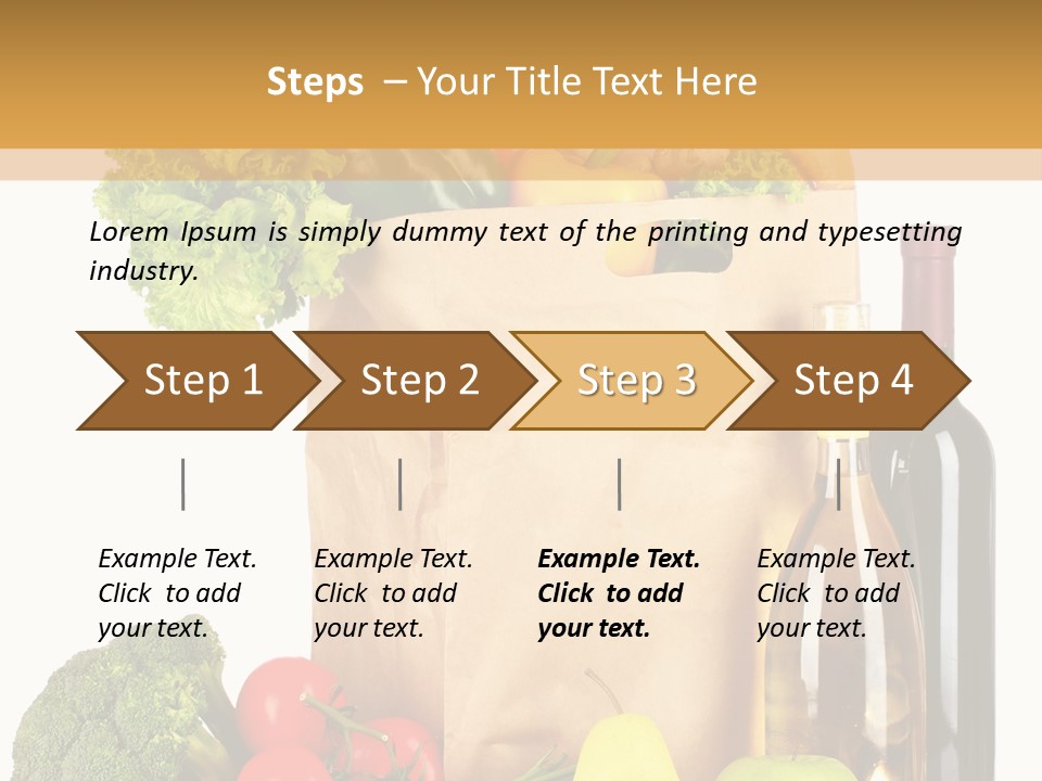 Bread Milk Red PowerPoint Template
