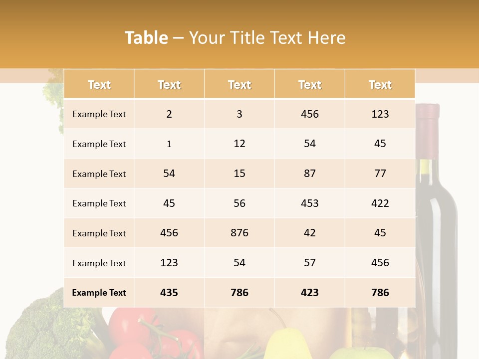 Bread Milk Red PowerPoint Template