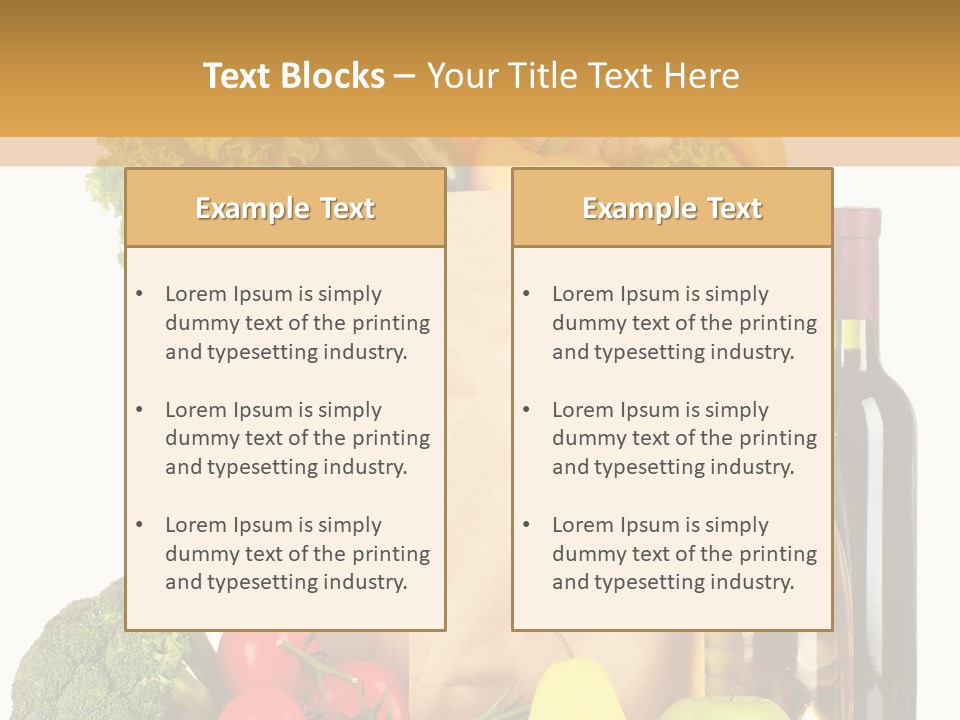 Bread Milk Red PowerPoint Template