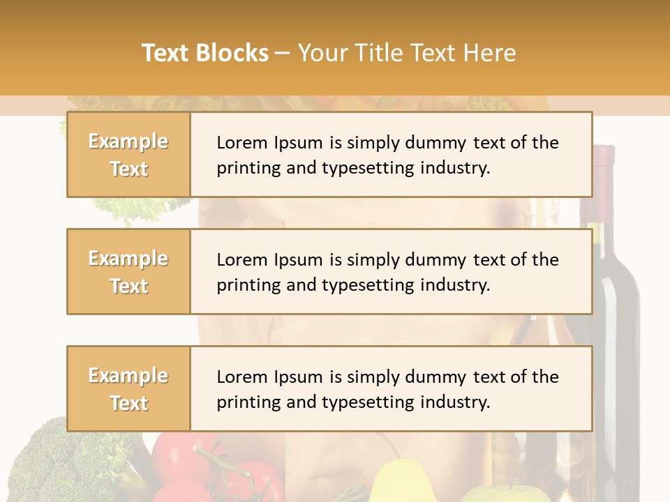 Bread Milk Red PowerPoint Template