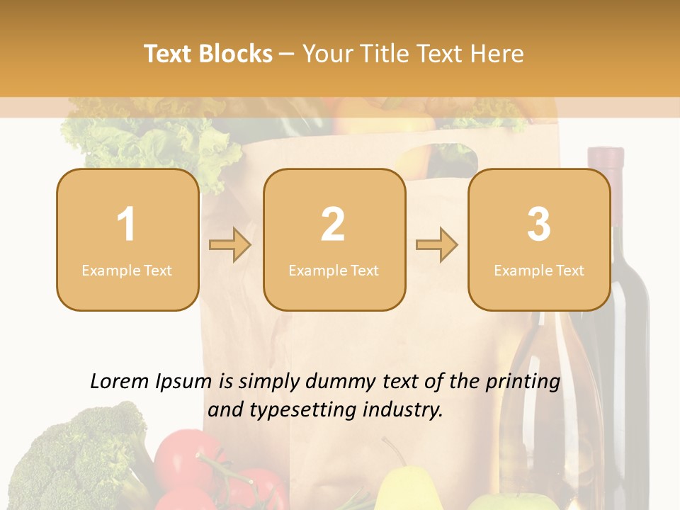 Bread Milk Red PowerPoint Template