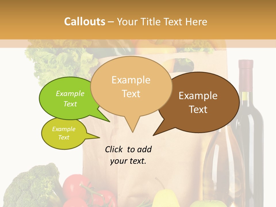 Bread Milk Red PowerPoint Template