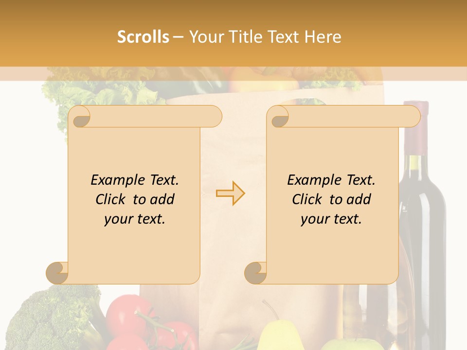 Bread Milk Red PowerPoint Template