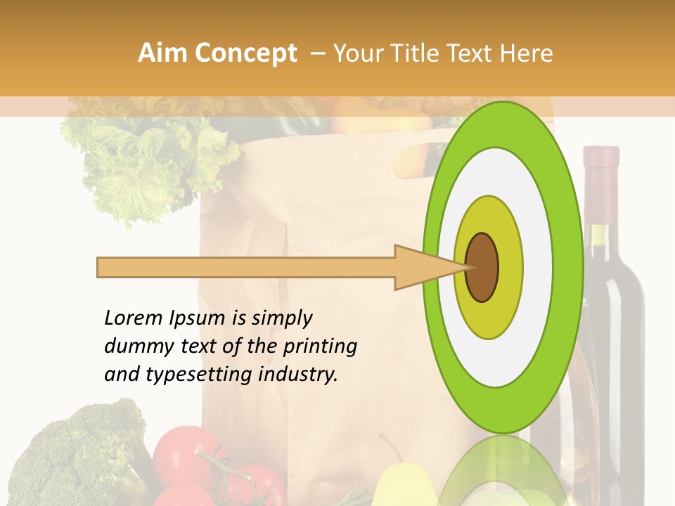 Bread Milk Red PowerPoint Template