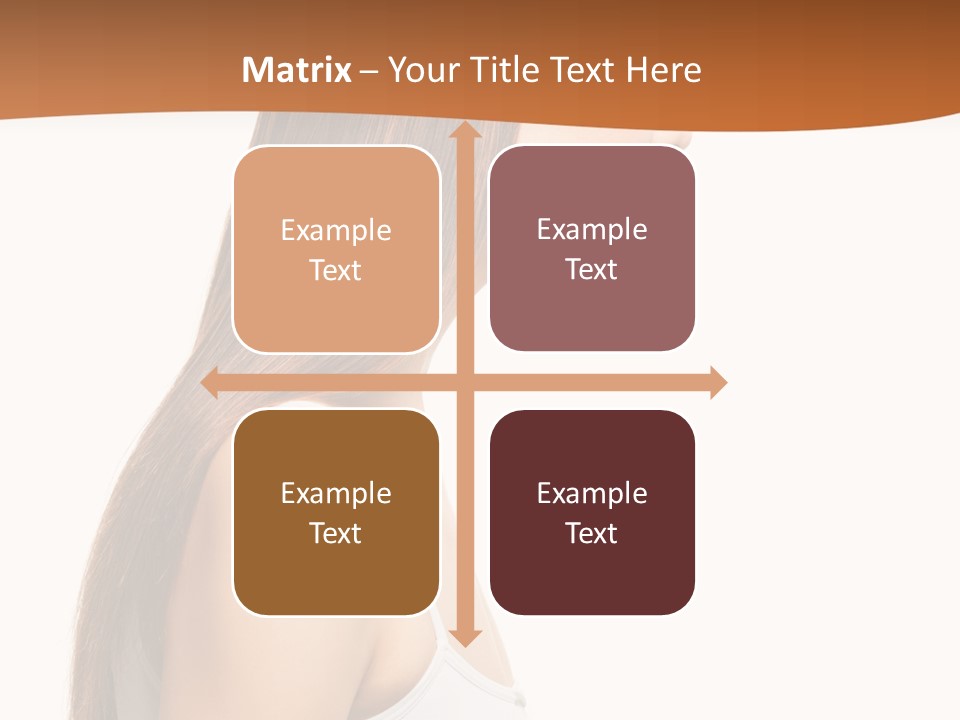 Hairdo Face Charm PowerPoint Template