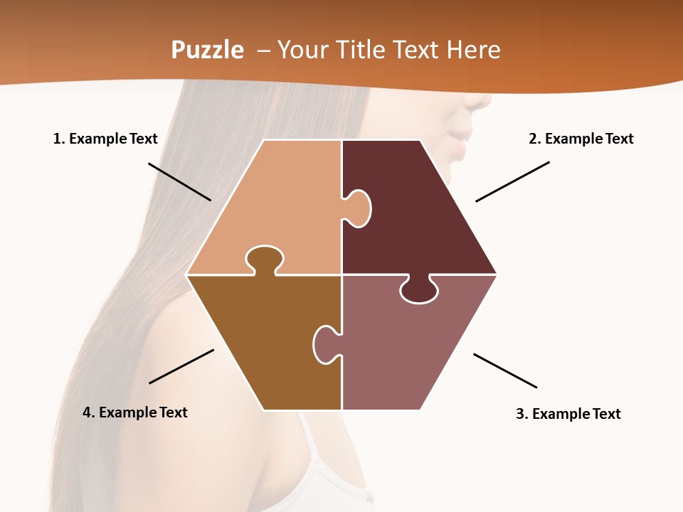 Hairdo Face Charm PowerPoint Template