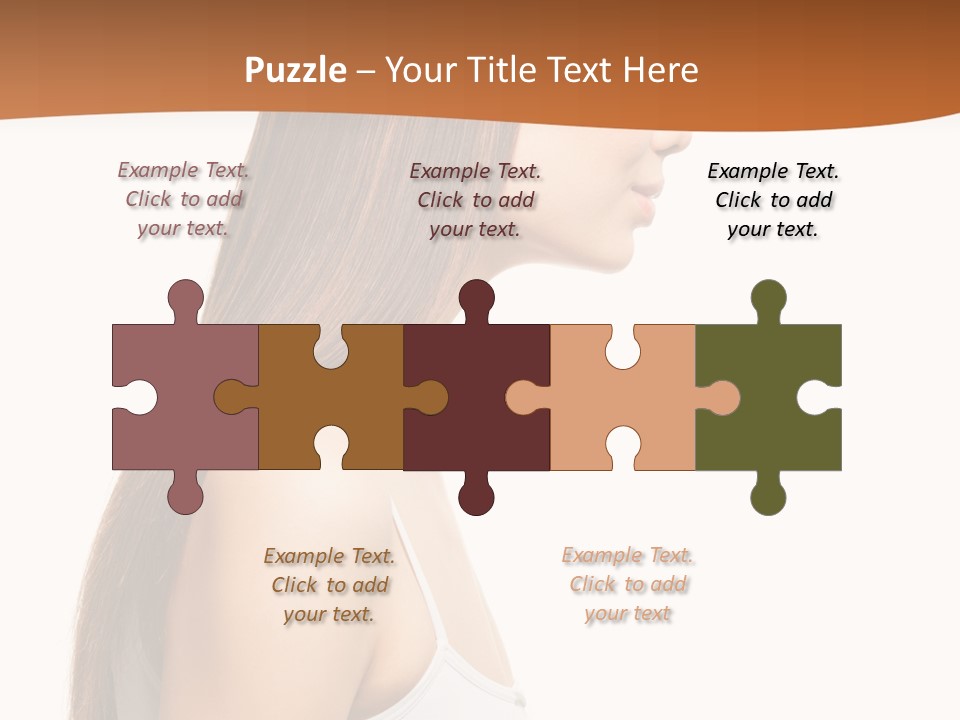 Hairdo Face Charm PowerPoint Template