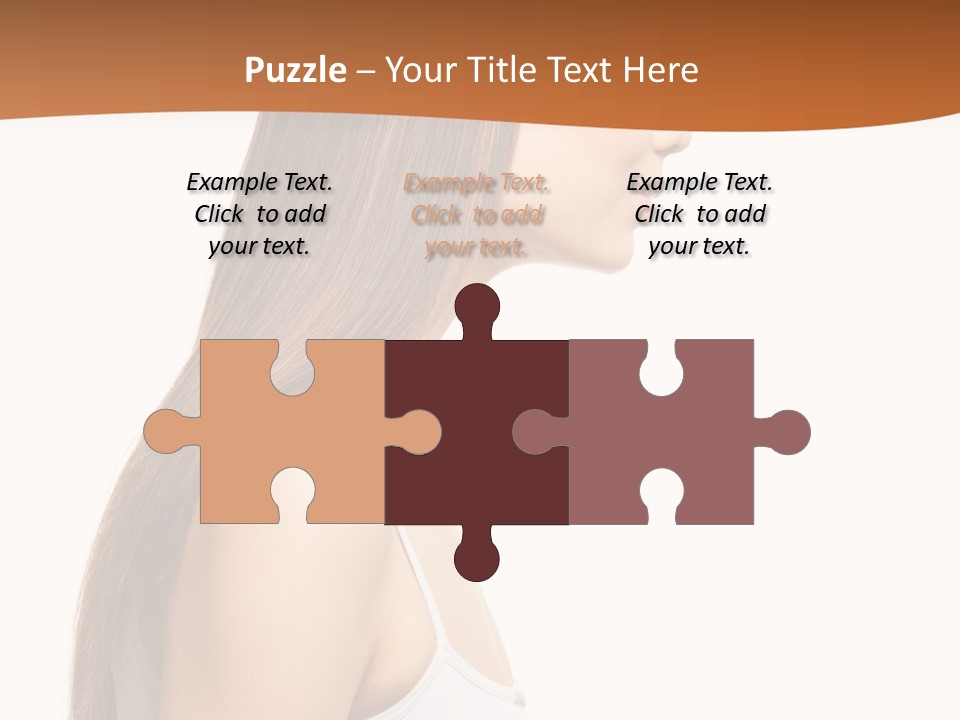 Hairdo Face Charm PowerPoint Template