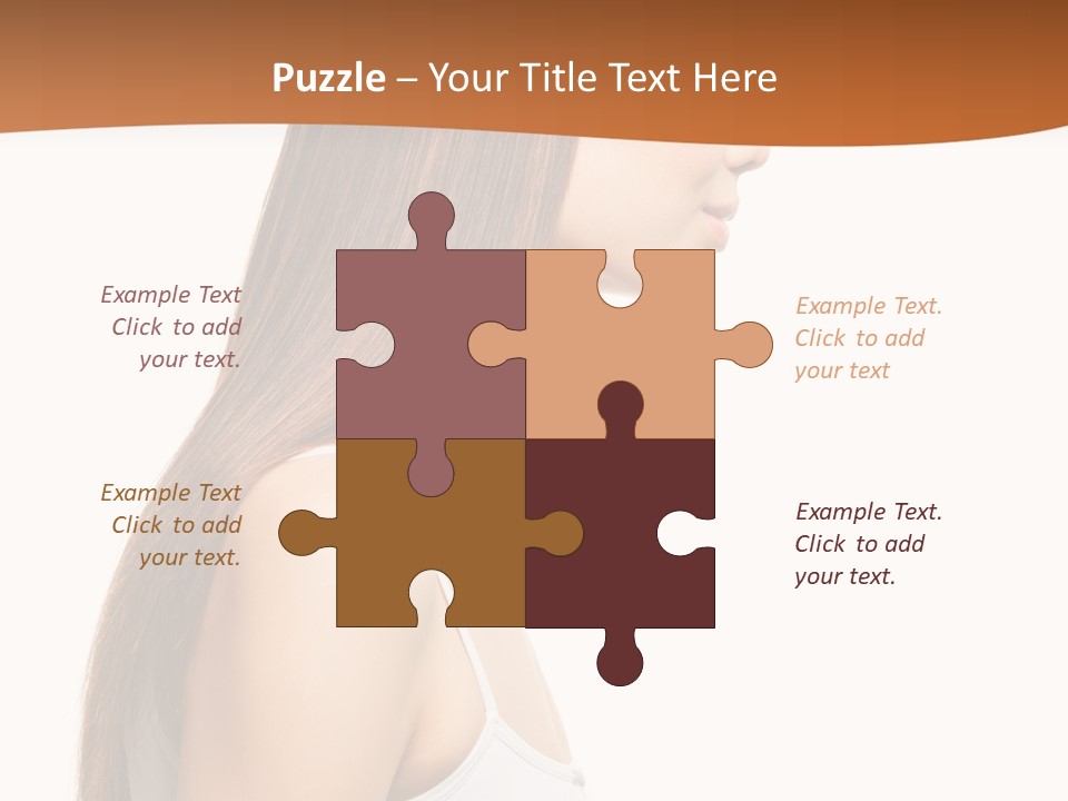 Hairdo Face Charm PowerPoint Template