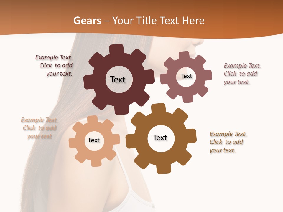 Hairdo Face Charm PowerPoint Template