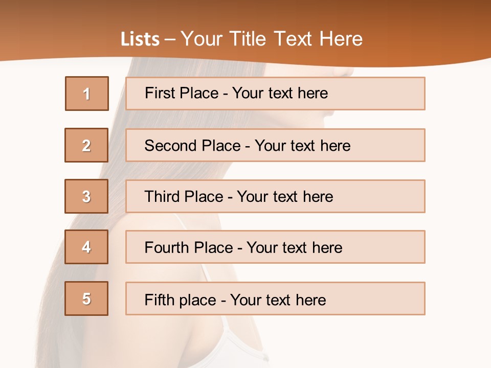Hairdo Face Charm PowerPoint Template