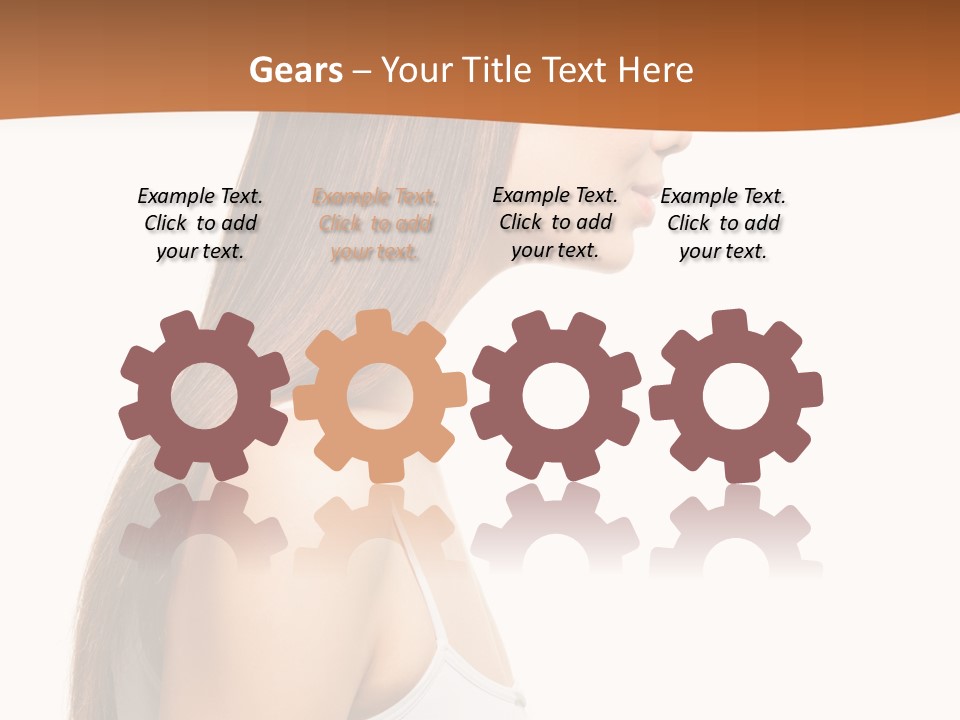 Hairdo Face Charm PowerPoint Template