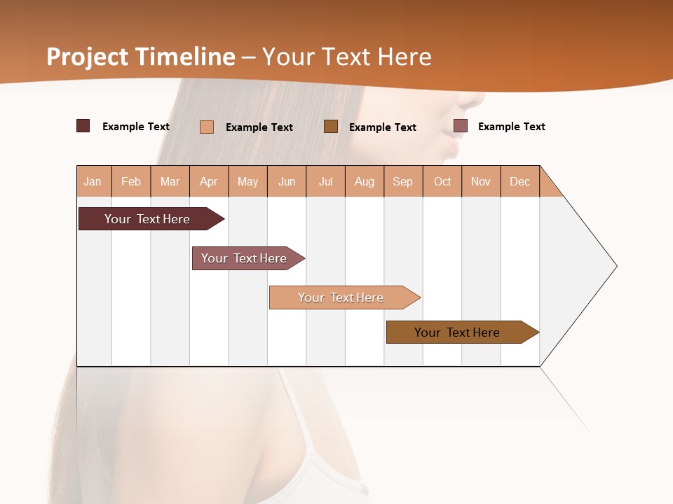 Hairdo Face Charm PowerPoint Template