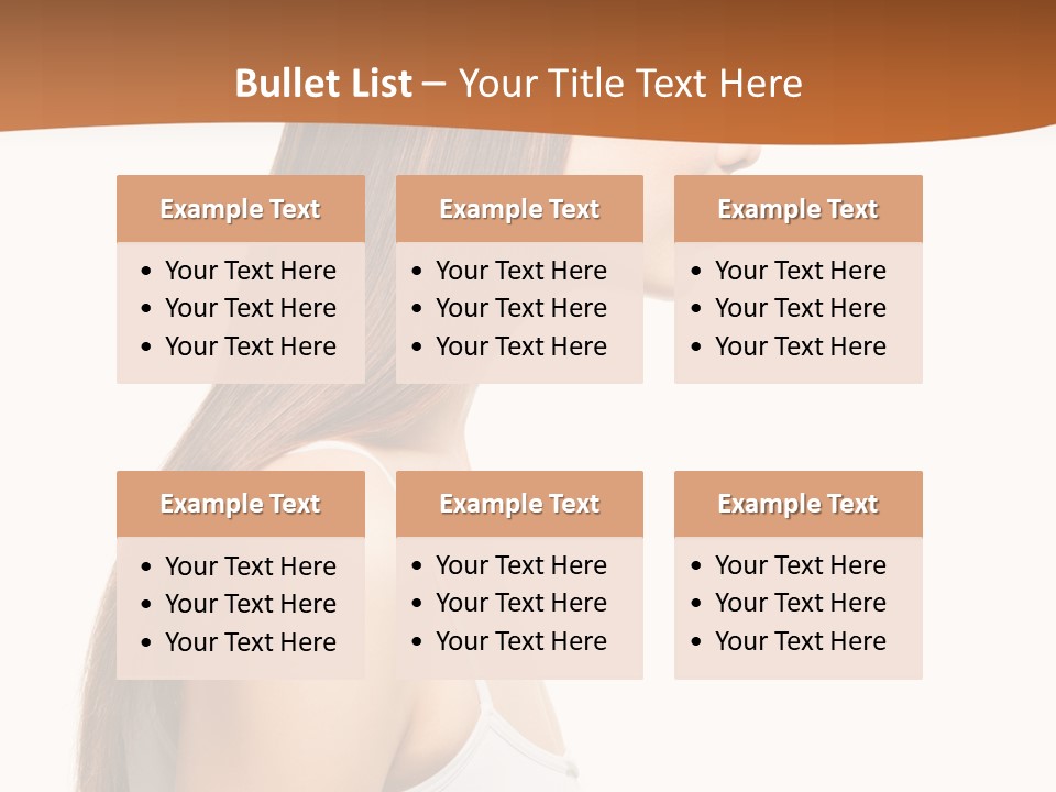 Hairdo Face Charm PowerPoint Template