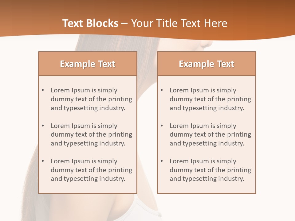 Hairdo Face Charm PowerPoint Template