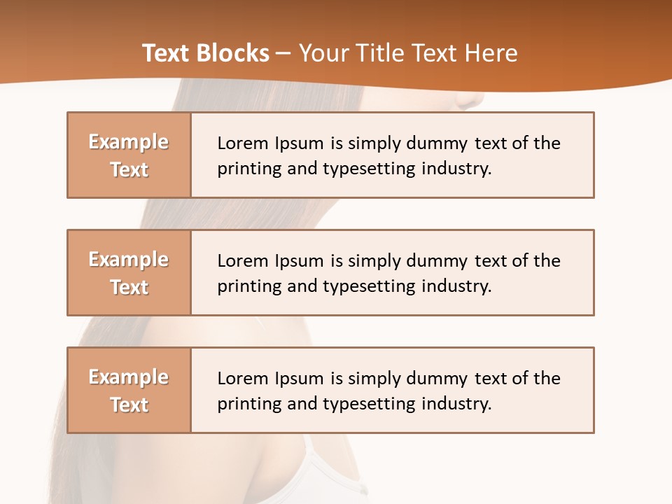 Hairdo Face Charm PowerPoint Template