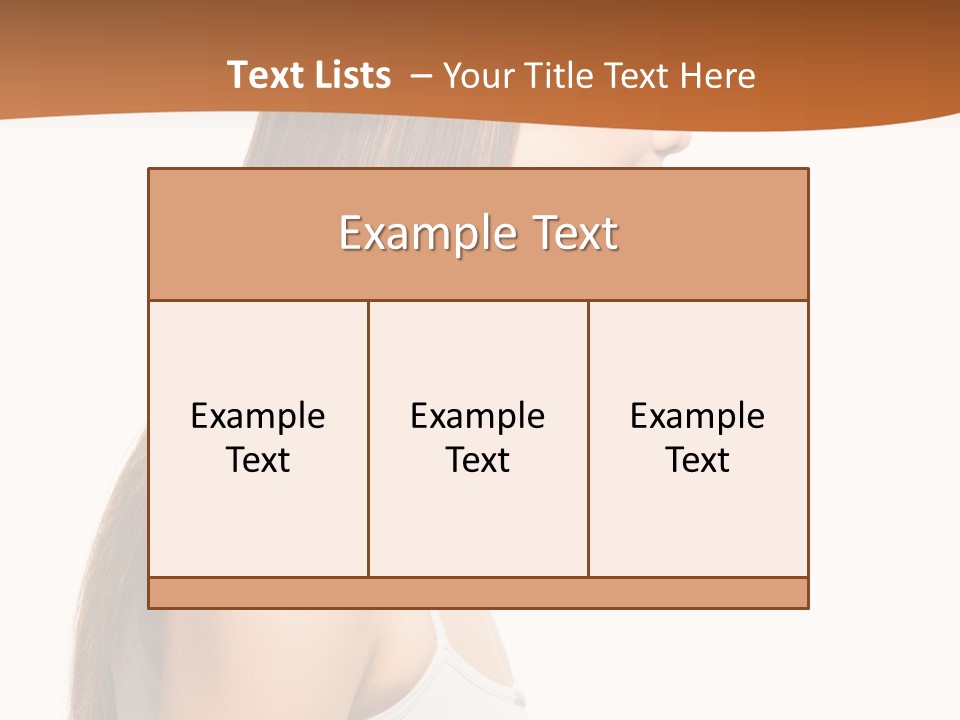 Hairdo Face Charm PowerPoint Template