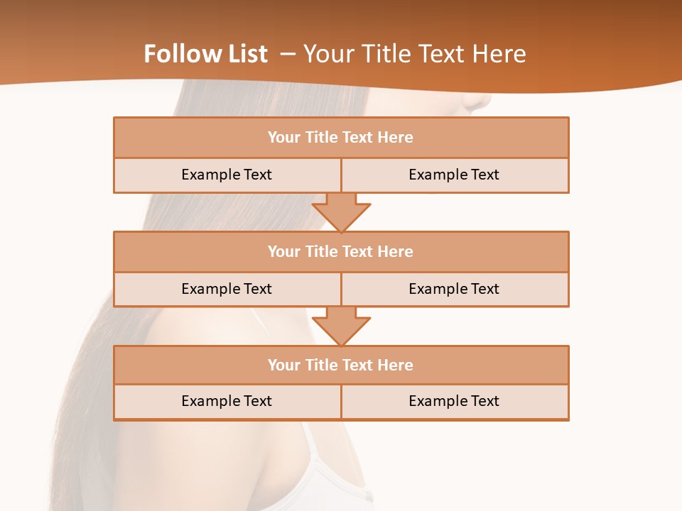 Hairdo Face Charm PowerPoint Template