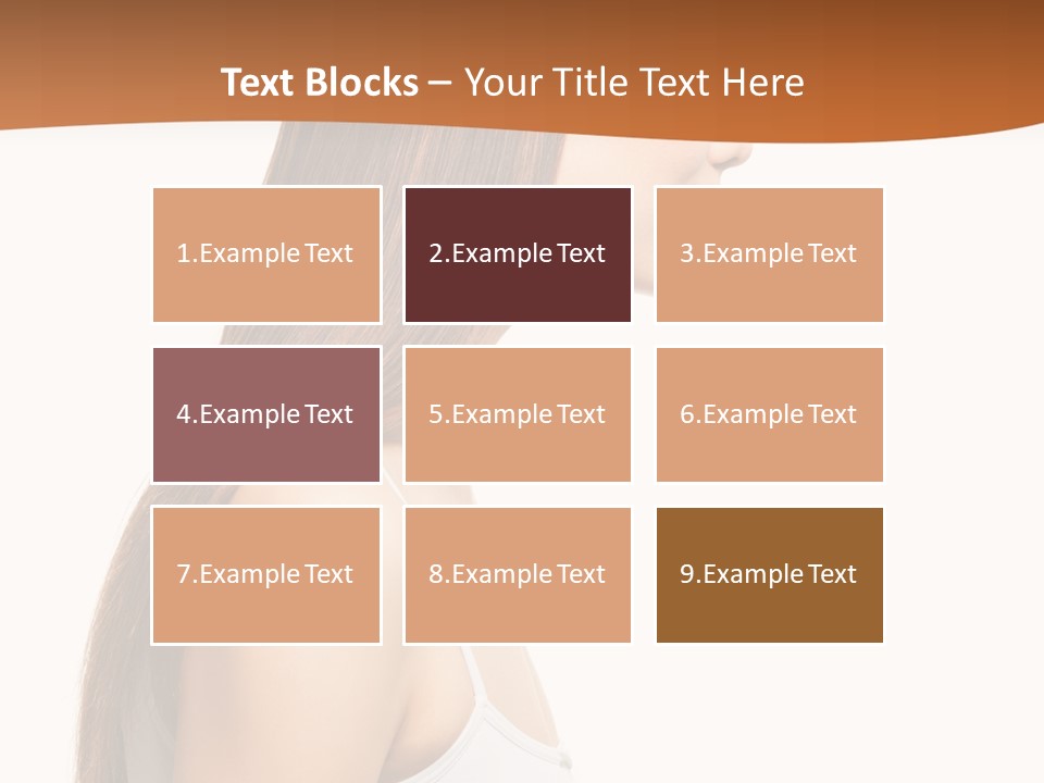 Hairdo Face Charm PowerPoint Template