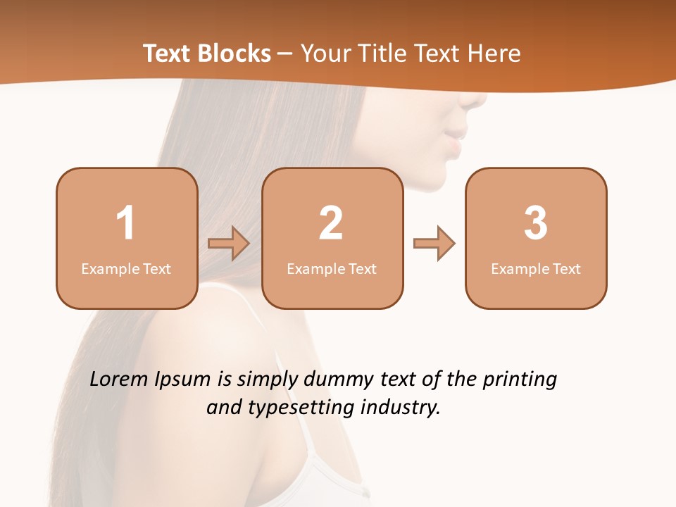 Hairdo Face Charm PowerPoint Template