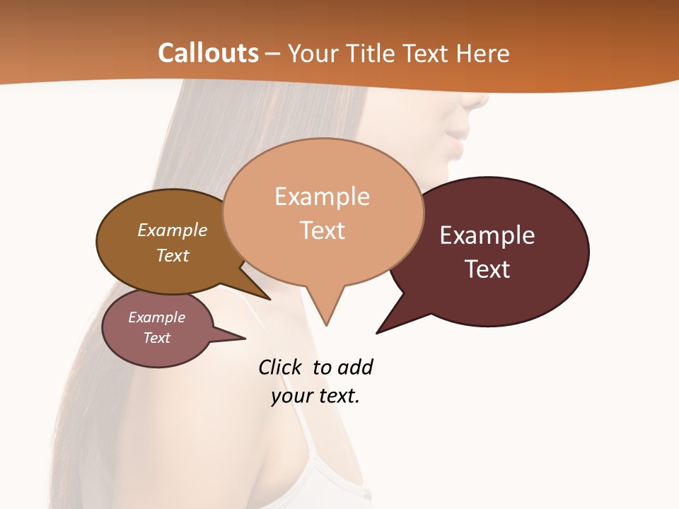 Hairdo Face Charm PowerPoint Template