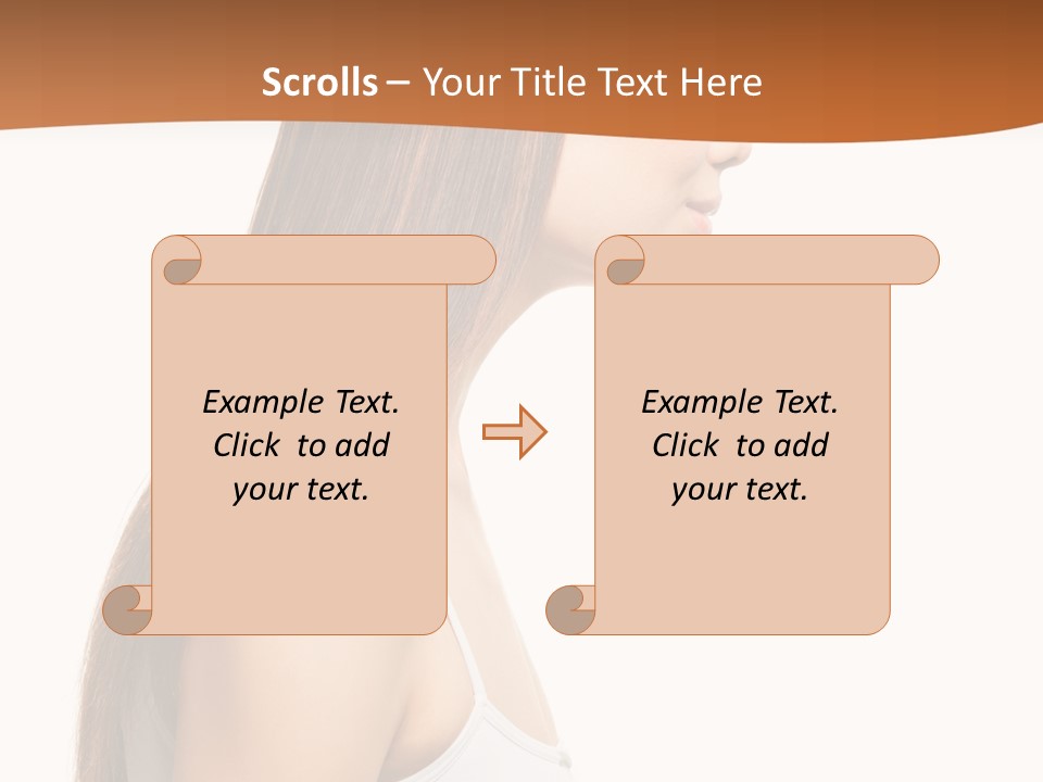 Hairdo Face Charm PowerPoint Template