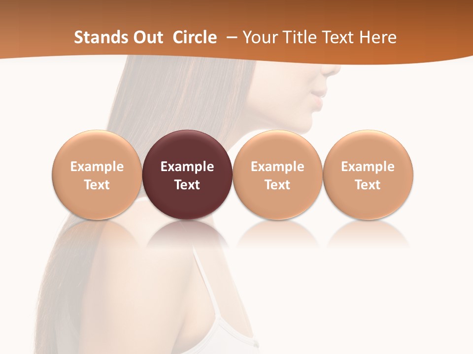 Hairdo Face Charm PowerPoint Template