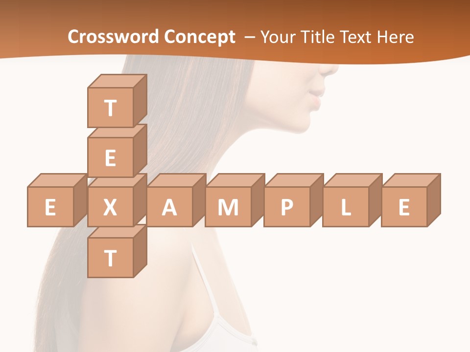 Hairdo Face Charm PowerPoint Template