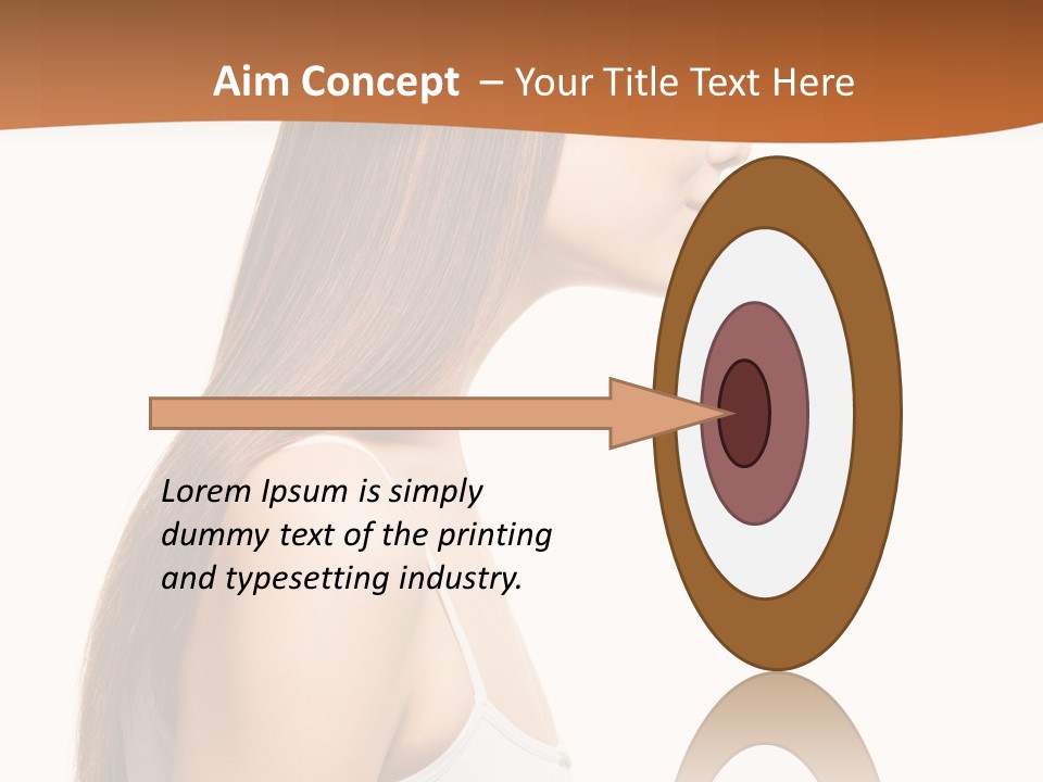 Hairdo Face Charm PowerPoint Template