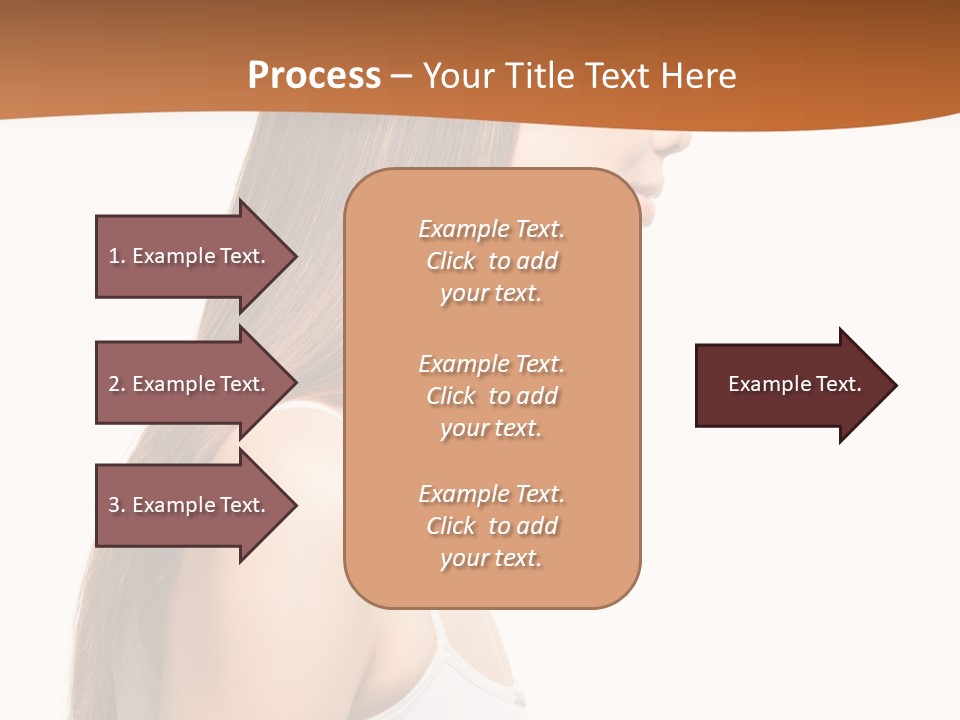 Hairdo Face Charm PowerPoint Template