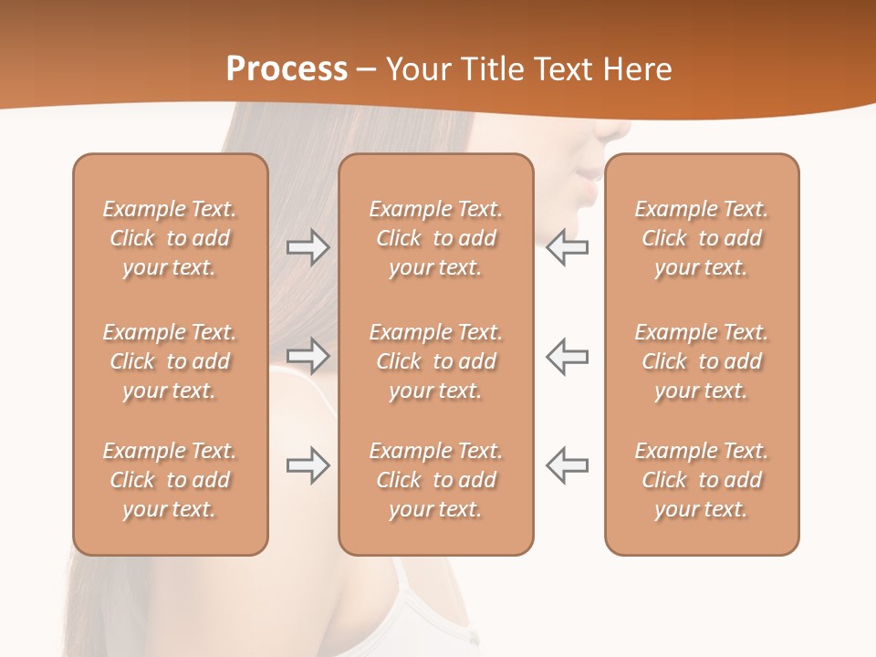 Hairdo Face Charm PowerPoint Template