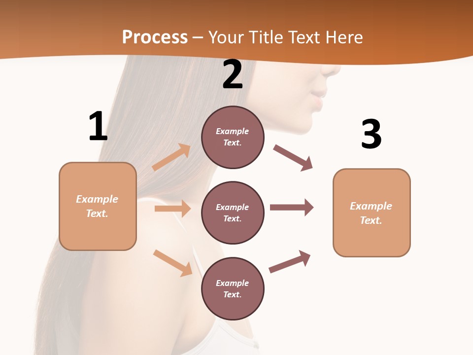 Hairdo Face Charm PowerPoint Template