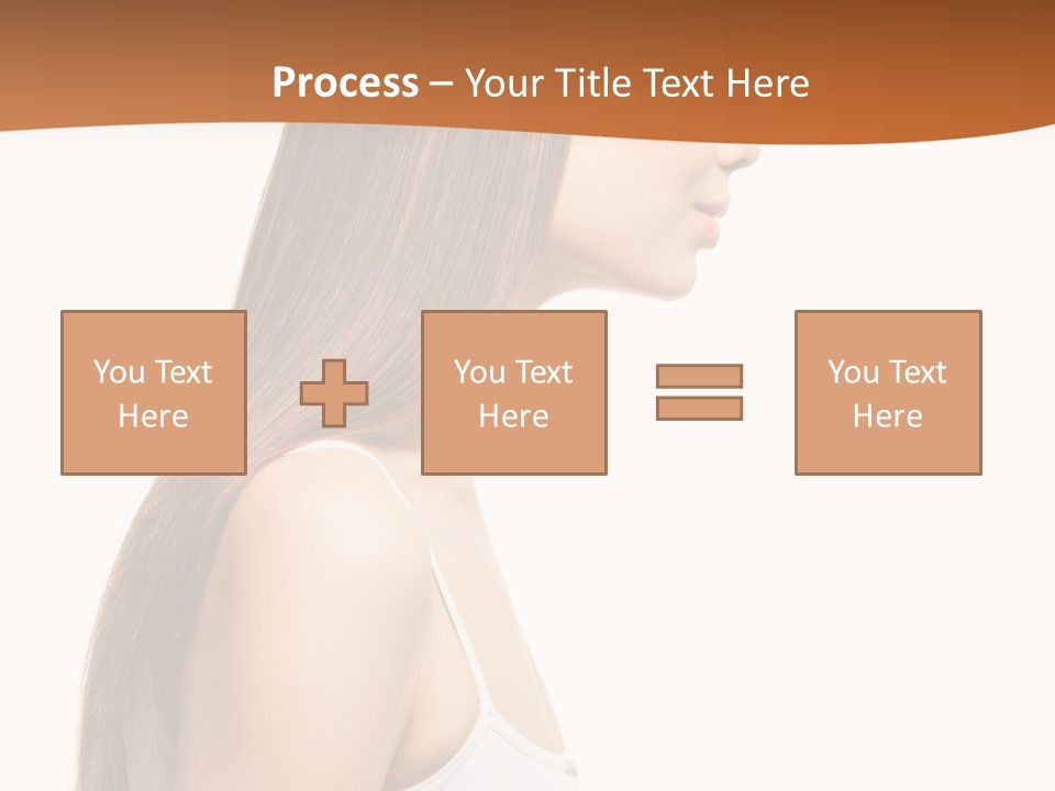 Hairdo Face Charm PowerPoint Template