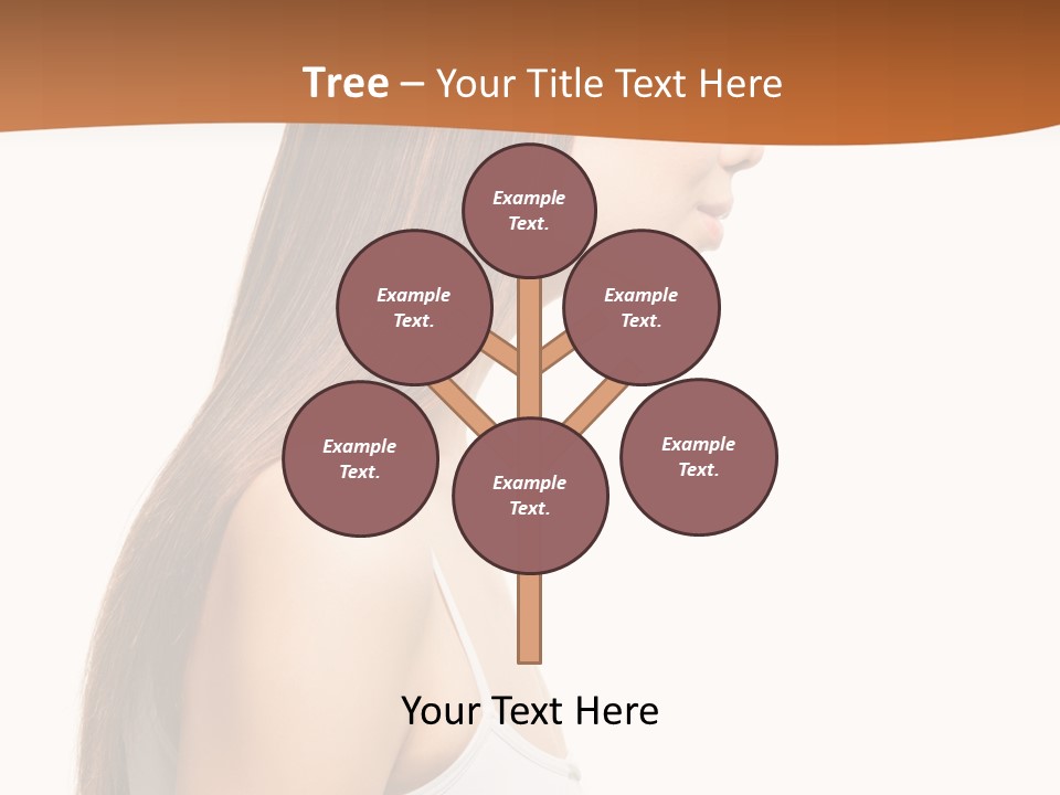 Hairdo Face Charm PowerPoint Template