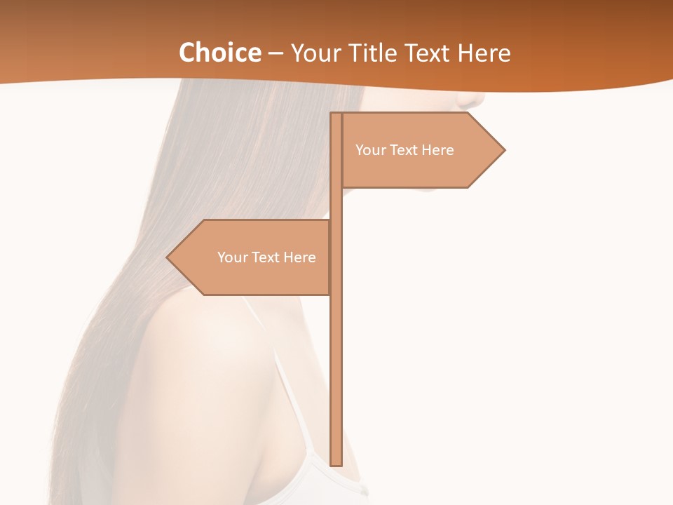 Hairdo Face Charm PowerPoint Template