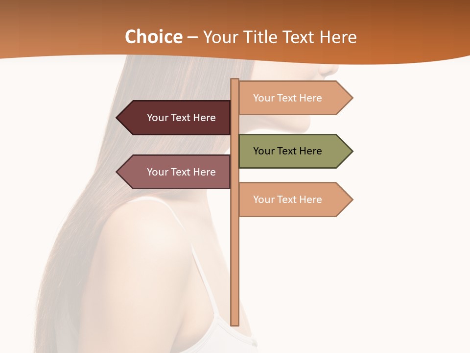 Hairdo Face Charm PowerPoint Template