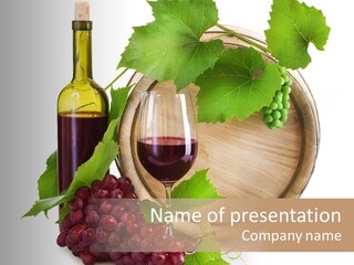 Dark Ripe Winemaking PowerPoint Template