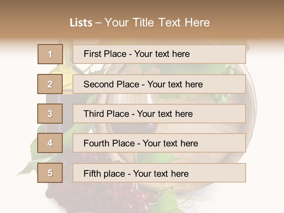 Dark Ripe Winemaking PowerPoint Template