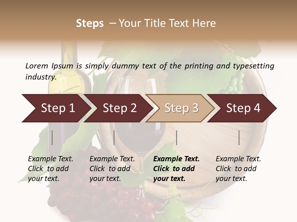 Dark Ripe Winemaking PowerPoint Template