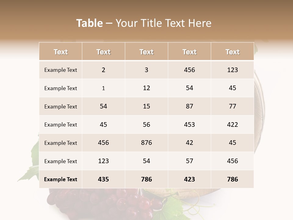 Dark Ripe Winemaking PowerPoint Template